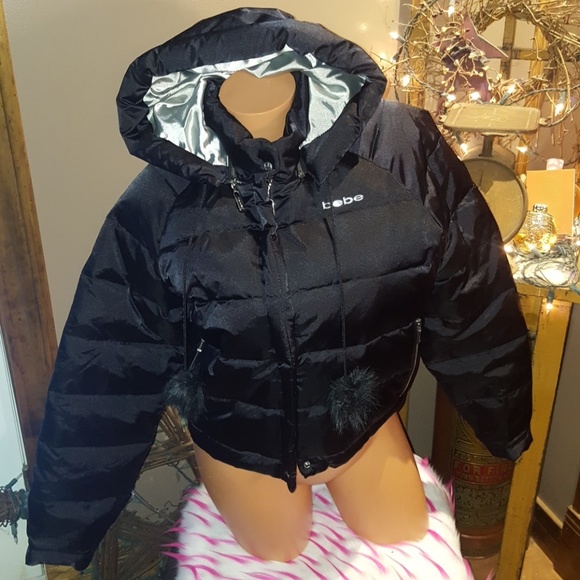 bebe Jackets & Blazers - Vintage Bebe Sport logo puffer coat M